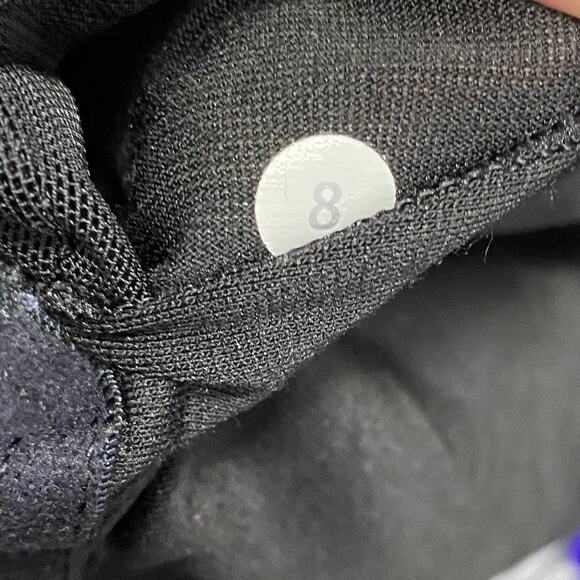 Lululemon Power Y Black Grey Striped Activewear Tank Top Women's Size 8 - Picture 7 of 8